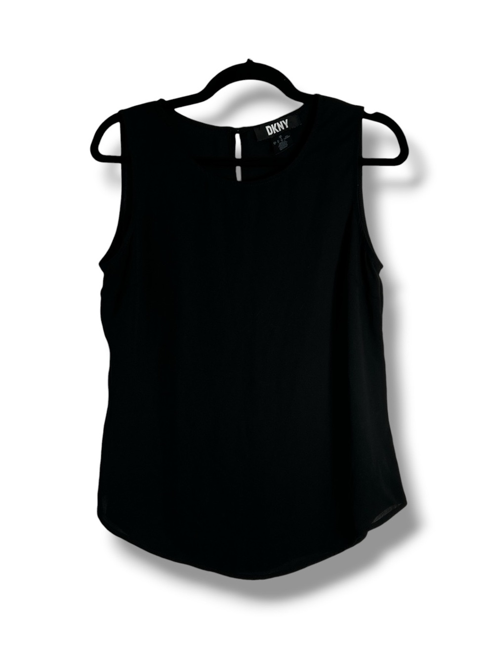 DKNY Scoop Neck Keyhole Back Sleeveless Top Size Small - “Aysel”